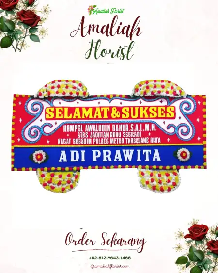 Papan Bunga Ucapan Selamat Semowo